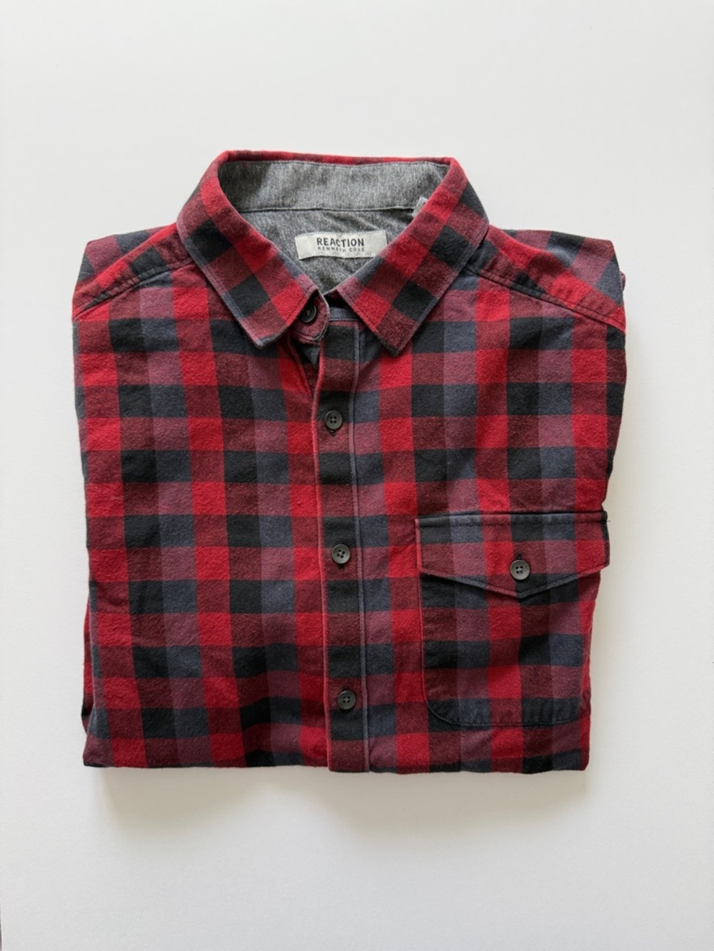Mens Plaid Button Down Shirt